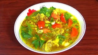 RESEP SOTO DAGING SAPI KUAH BENING SEDAP SEGER / Beef Soup Recipe