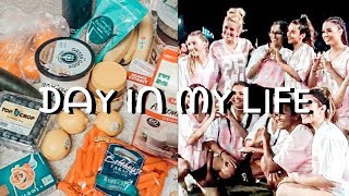 DAY IN MY LIFE// grocery haul, studying for midterms, and sorority football