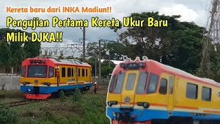 BARU DARI INKA!! Kereta Ukur baru milik Ditjenka buatan INKA Madiun!!