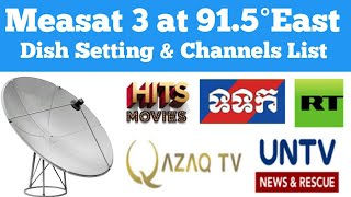 Measat 91°East Satellite Dish Setting and channels List || Dd Free Dish