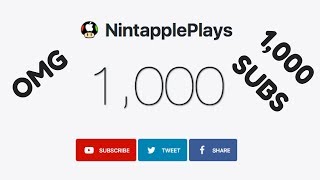 Thanks So Much for 1000 Subscribers!!