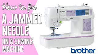 How to fix a sewing machine when the needle won’t go up & down | Repair jammed needle Brother