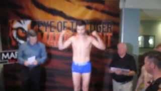 weigh-in JO JO DAN vs LUKASZ JANIK