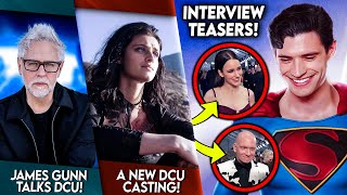 James Gunn CONFIRMS New Casting!! New SUPERMAN LEGACY Interviews, DCU Updates & MORE!!