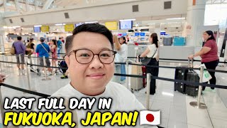 Last Day Shopping in Fukuoka! + Fresh Sushi Lunch + Going home to Manila! 🇯🇵 | JM Banquicio