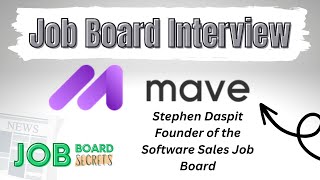 Job Board Owner Interview: Mave (software sales jobs)