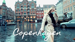 Copenhagen, Denmark 🇩🇰 Last Day of 2021 Happy New Year! City Center Update Rain Walk 4k