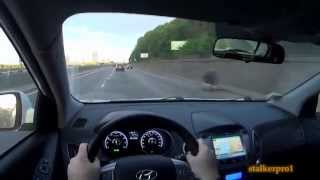 Hyundai ix35 POV driving in Kyiv 2015