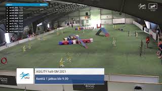 Agility halli-SM 2021, lauantai kenttä 1