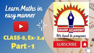 Ex 2.4 Class 8 maths ncert solutions Linear Equation in One variable