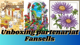 Unboxing partenariat Fansells #fansells #diamondpainting #collab #partenariat #crossstitch