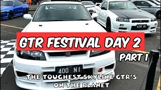 GTR Festival Australia 2024 Day 2 part 1 - The toughest Skyline GTR's in the world