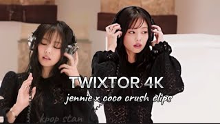 JENNIE X COCO CRUSH 4K TWIXTOR CLIPS FOR EDITS 💕