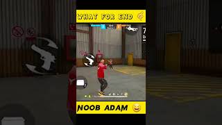 NOOB ADAM 😓 RESPEICT IN FREE FIRE #shorts #freefire #viral #trending #1vs2