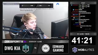 LS on DK vs EDG Worlds final REACTION