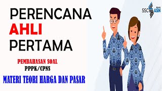 SOAL TRYOUT PPPK/CPNS || PERENCANA AHLI PERTAMA || TEORI HARGA DAN PASAR