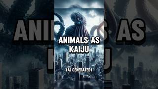 AI Draws Animals as Kaijus! #ai #shorts #kaiju #animals