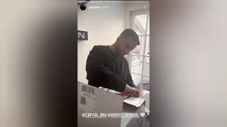 Pa Sports knackt Capital Bras Eistee Box (Instagram Story von Pa Sports)