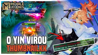 DEU CHAT E VIROU THUMBNAIL KKKKKKKKK | FANNY | MLBB