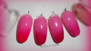 Sfumatura orizzontale in gel/semipermanenti - 4 metodi alternativi! - tutorial shade nails