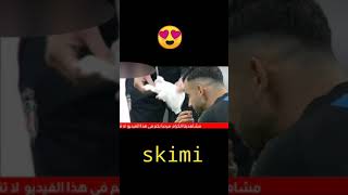 رشيد غزال يفطر على حبات تمر خلال عمليات الإحماء ما شاء الله يا إبن الجزائر 😍🇩🇿