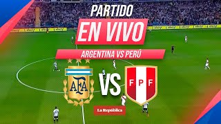 🔴 PERÚ vs. ARGENTINA EN VIVO por las Eliminatorias Sudamericanas 2026 - Fecha 12