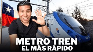 metrotren en CHILE  el TREN más MODERNO del CONTINENTE