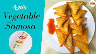 Quick Vegetable Samosa || Mix Vegetable Samosa || Evening Snack Recipe || Nisha's Orange Kitchen