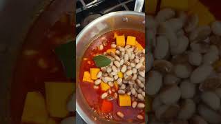 Squash and white bean stew!