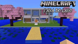 Minecraft - Como construir uma casa no lago.  #minecraft