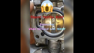 servis trotol body new cb150 r || setahun gak diservis kotoran nya parah