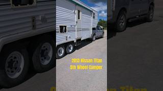 2013 Nissan Titan can pull a 5th wheel! #nissan #titan #reese #5thwheel