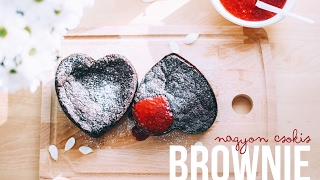 Nagyon csokis brownie | Fudgy brownie recipe