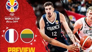 Lithuania - France Highlights | Lituanie - France Meilleurs moments Fiba Coupe du Monde de Basketbal