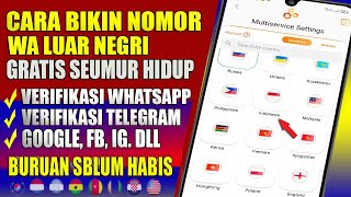 Cara mendapatkan nomor luar negeri gratis 2023 nokos wa gratis