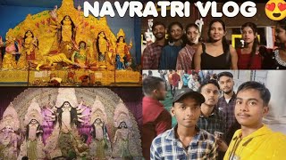 Durga Puja / Navratri/ Dashera Full Night Enjoy  VLOG 😊 || WEST BENGAL KA DURGA PUJA  PANDAUL 😱