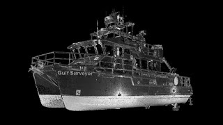 High Definition Laser Scan of the R/V Gulf Surveyor