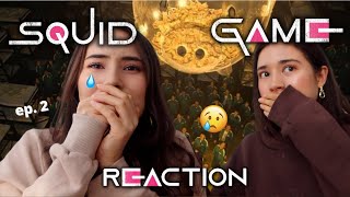 HALF KOREAN SISTERS REACTION TO *SQUID GAME* EP 2 (we cried) | 오징어게임 혼혈 자매 반응