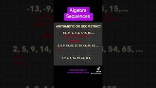 Arithmetic and Geometric Sequences