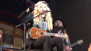 Madonna - Speech & Intro to "True Blue" live @ Rebel Heart Tour - Detroit, MI  10/1/15