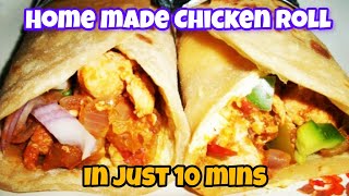 Sudden plan on Saturday | Home made Egg & Chicken roll recipe at Home