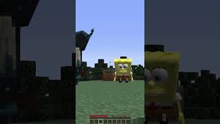 Minecraft Herobrine Helps Spongebob 😮 (Montero Lil Nas X)