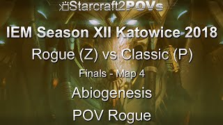 SC2 LotV - IEM XII Katowice 2018 - Rogue vs Classic - Finals - Map 4 - Abiogenesis - Rogue