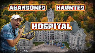 Flying DJI Air 3 Above Abandoned Haunted Hospital