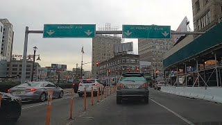 Driving in New Jersey, USA | Union City near the Jersey City border to Bayonne