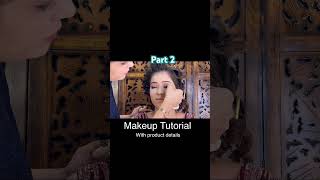 Part 2 of tutorial.#makeuptutorial #bridalmakeup #bestbridalmakeuplookforengagement #makeupartist