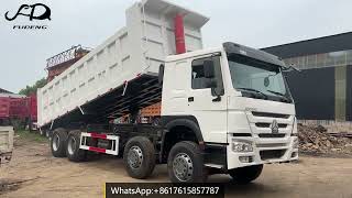 Sinotruk howo refurbished 8x4 dump truck do the hydraulic lifting system for our customer.