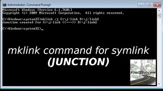 How To Use mklink Command To Create Junction Between Computer