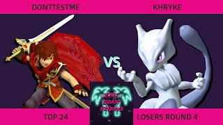 DontTestMe (Roy) vs. Khryke (Mewtwo) - ECF 175 Top 24 Losers Round 4 SSBM