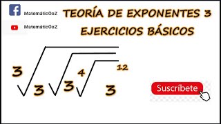 ✔️✔️ÁLGEBRA Básica con Ejercicios Resueltos de Potenciación y Radicación (1.10) PRIMARIA   (2020)